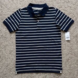 Carter’s Navy Striped Kids Polo Shirt